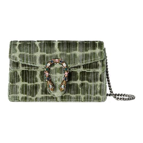 gucci dionysus green saks|Gucci dionysus velvet clutch.